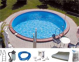 Rundpool MY POOL BWT "PREMIUM", weiß,