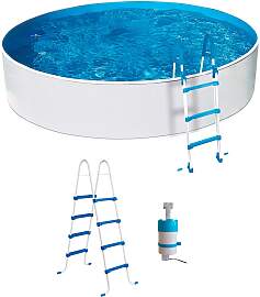 Rundpool MY POOL BWT, weiß, H:110cm Ø:400cm,