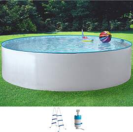 Rundpool MY POOL BWT, weiß, H:90cm Ø:300cm,