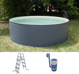 Rundpool SUMMER FUN "Arizona", grau