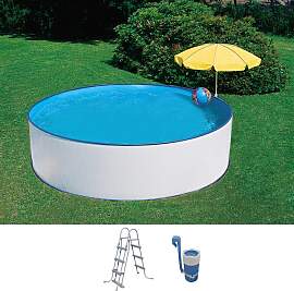 Rundpool SUMMER FUN "SKIMMY II", weiß,