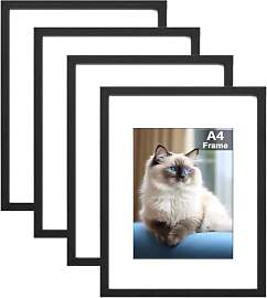 RUN HELIX 4 Pack Bilderrahmen A4, Bilderrahmen din 