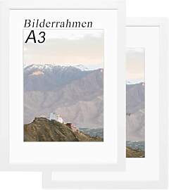 RUN HELIX Bilderrahmen A3 Weiß 2er Set – A3
