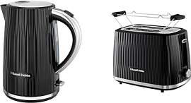 Russell Hobbs Eden Schwarz Frühstücksset: