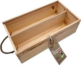 rustikale Holzbox - Geschenkbox Holz -