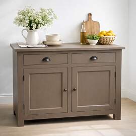 Rustikale Landhaus Kommode braun antik