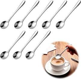 Ruvan 8 Stück Espressolöffel, Espresso
