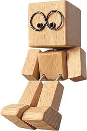 RxaGtn Wackelnder Holzmann, Wackelnde Holzfigur,
