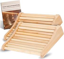 Ryuhic 2 Stück Sauna Kopfstütze Holz [100%