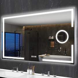 S'bagno 120x70cm Schminkspiegel mit