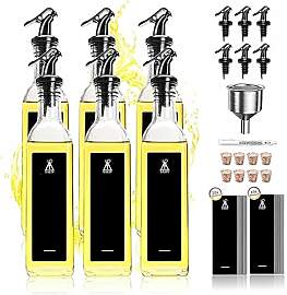 SAEIV Ölflasche mit ausgießer | 6x250ml essig