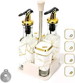 SAEIV Olivenöl Flasche Essig und Olflaschen Set