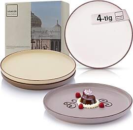 Sänger Bombay Erdfarben | Dessertteller 4 teilig, 