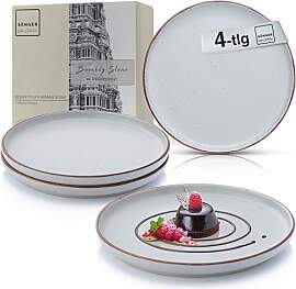 Sänger Bombay Stone | Dessertteller 4 teilig,