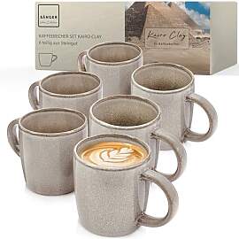 SÄNGER Kairo Clay | Kaffeebecher 6 teilig,