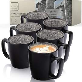 SÄNGER Luxor | Kaffeebecher 6 Personen, Steingut