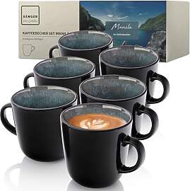 Sänger Manila | Kaffeebecher 6 Personen, Steingut 