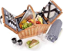 Sänger | Picknickkorb Sylt, 24-teiliges