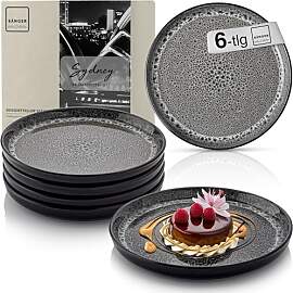 SÄNGER Sydney | Dessertteller 6 teilig, Steingut
