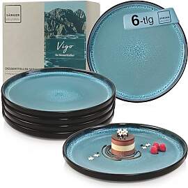 SÄNGER Vigo | Dessertteller 6 teilig, Steingut