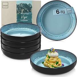 SÄNGER Vigo | Steingut Pastaschalen 6 tlg, Nudel
