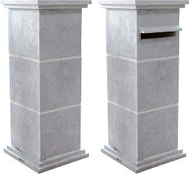 Säule & Briefkasten SET 4