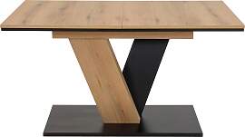 Säulen-Esstisch HELA "LUCY, ausziehbar 140cm 