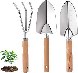 SafeSense Gartenwerkzeug Set, 3-teilig