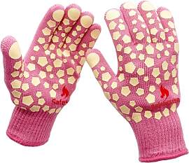 SafeSense Grillhandschuhe hitzebeständig Damen