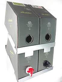 Saftbar Wandregal Set für 4 JuiceBox Sirupkartons 
