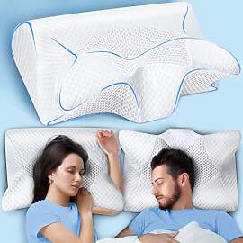 SAHEYER Nackenkissen Orthopädisches Kissen, 2 in