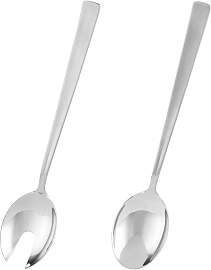 Salatbesteck RÖSLE, silber (edelstahlfarben),