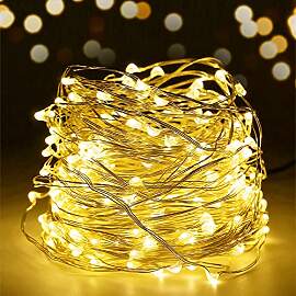 SALCAR 10m LED Lichterkette Draht, USB Kupferdraht 