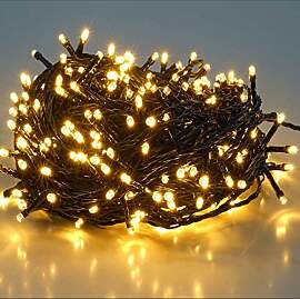 SALCAR 15m 220er Lichterkette Weihnachten LED