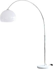 SALESFEVER Bogenlampe "Knud", weiß