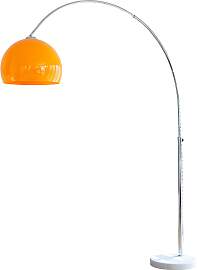 SALESFEVER Bogenlampe "Tammo", orange