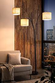 SALESFEVER Stehlampe "Oliver", schwarz,