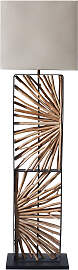 SALESFEVER Stehlampe "Treibholz", braun