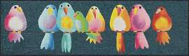 Salonloewe Fußmatte Rainbow Birds 030x100