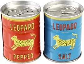 Salz- und Pfefferstreuer Rex London Léopard (x2)