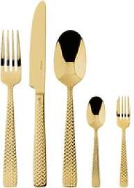 Sambonet Cortina - Edelstahl / PVD Gold Besteckset 