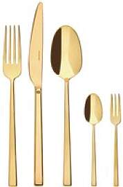 Sambonet Rock - Edelstahl / PVD Gold Besteckset