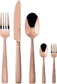 Sambonet Siena - Edelstahl / PVD Kupfer Besteckset 
