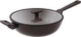 Sambonet Titan Pro Aluminium Schwarz Wok mit
