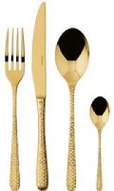 Sambonet Venezia - Edelstahl / PVD Gold Besteckset 