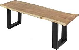 SAM Esszimmerbank 100x42 cm Chicago, Akazienholz