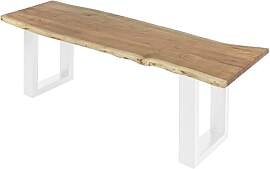 SAM Esszimmerbank 100x42 cm Chicago, Akazienholz