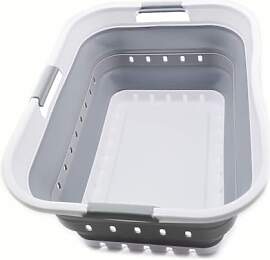 SAMMART 42L Faltbarer Wäschekorb aus Kunststoff