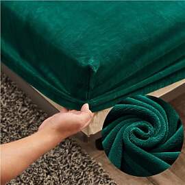 Samt Spannbettlaken 90x200 cm Warm Winter Frottee