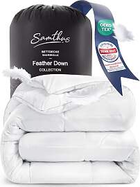 Samthus Feder- und Daunendecke 155x220cm -